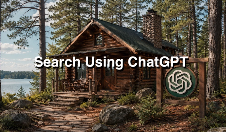Use your ChatGPT to find cabins!
